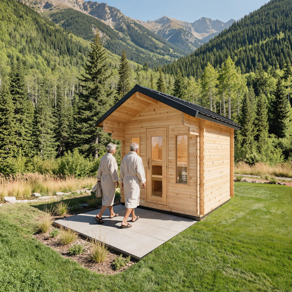 LeisureCraft Palmer CTC68 outdoor sauna