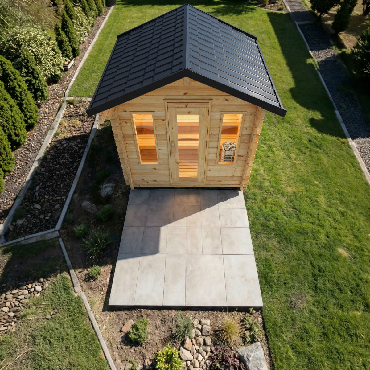 LeisureCraft Palmer CTC68 outdoor sauna
