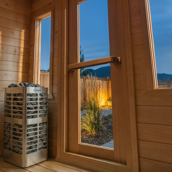 LeisureCraft Palmer CTC68 outdoor sauna