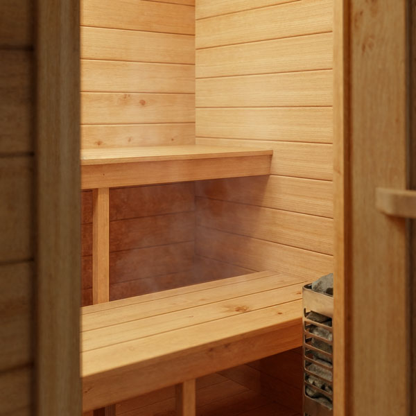 LeisureCraft Palmer CTC68 outdoor sauna
