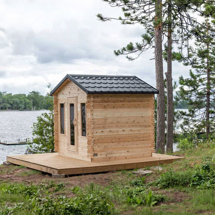 LeisureCraft Georgian CTC88 outdoor sauna