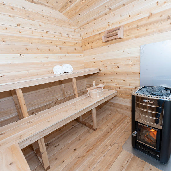 LeisureCraft Georgian CTC88 outdoor sauna