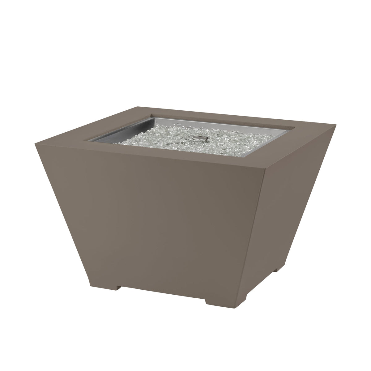 Outdoor GreatRoom Cove 37" Trapezoid Concrete Gas Fire Pit