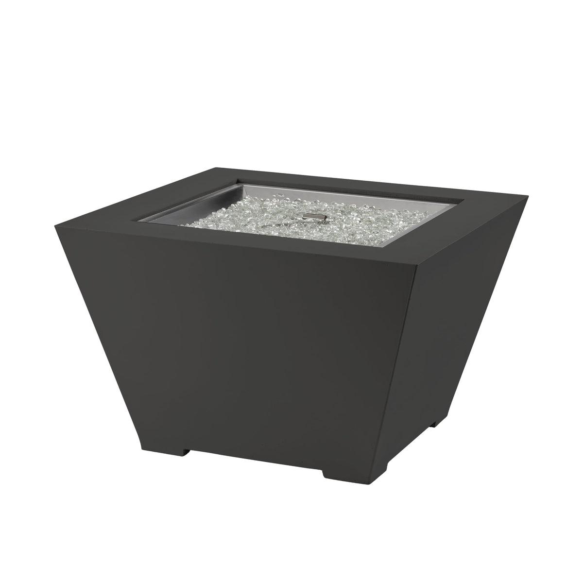 Outdoor GreatRoom Cove 37" Trapezoid Concrete Gas Fire Pit