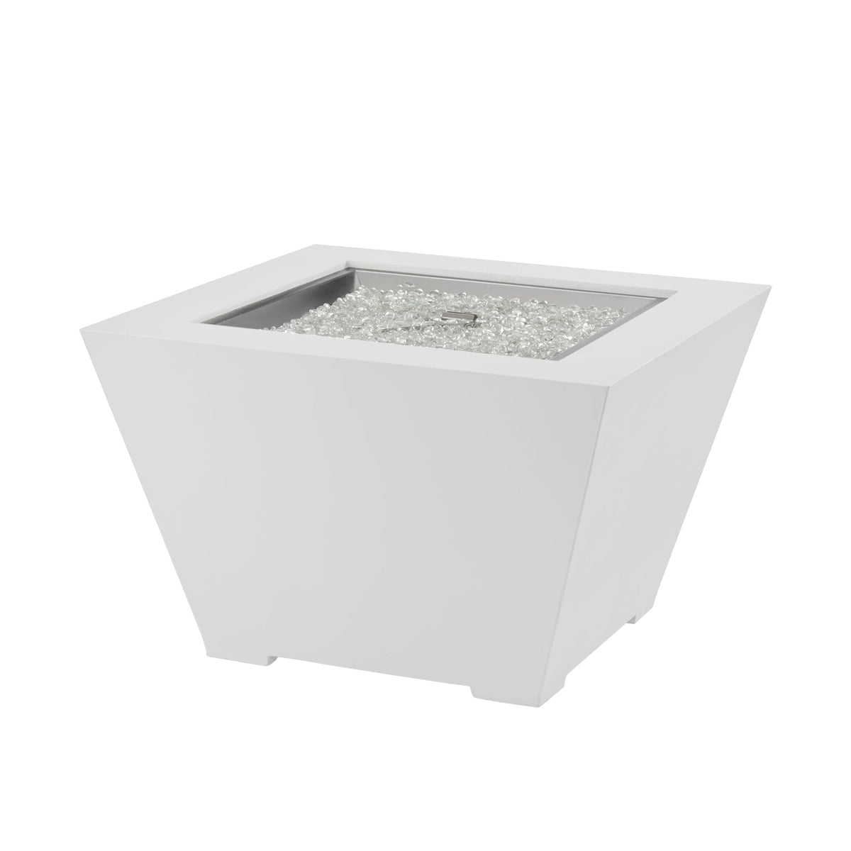 Outdoor GreatRoom Cove 37" Trapezoid Concrete Gas Fire Pit