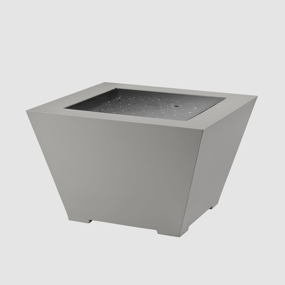 Outdoor GreatRoom Cove 37" Trapezoid Concrete Gas Fire Pit