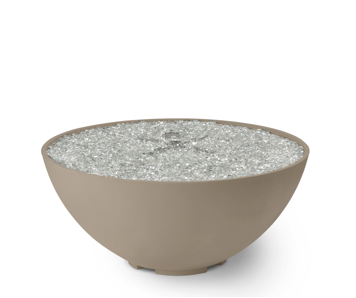 Cove Edge 42" Concrete Gas Fire Pit Bowl by Designing Backyards