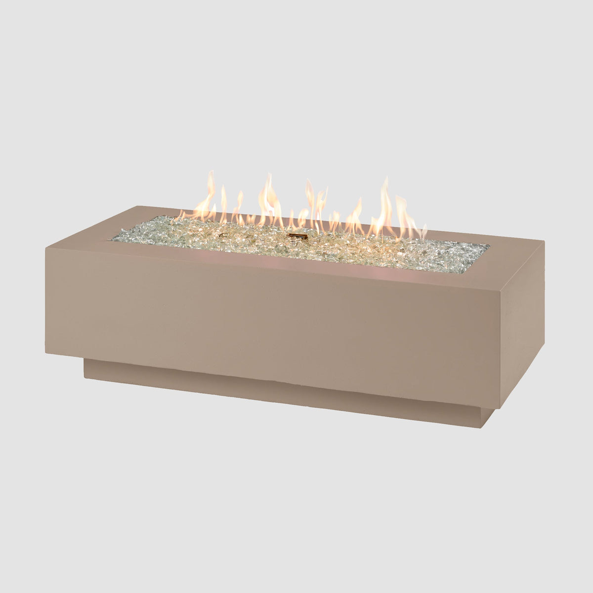 Outdoor GreatRoom Cove 54" & 72" Linear Concrete Gas Fire Pit