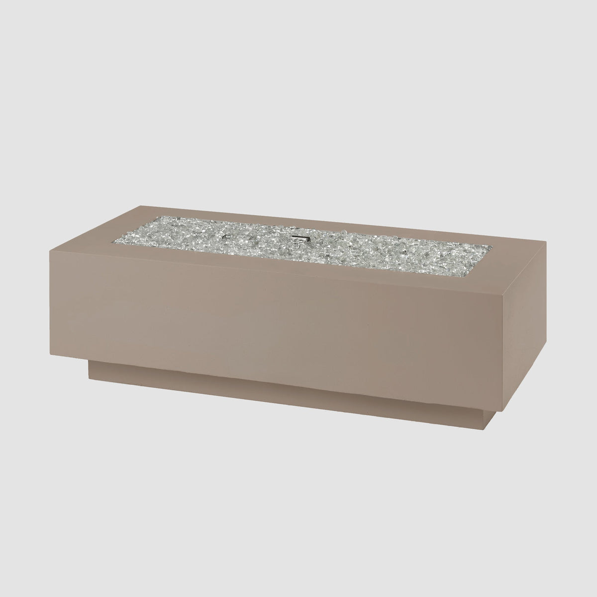 Outdoor GreatRoom Cove 54" & 72" Linear Concrete Gas Fire Pit