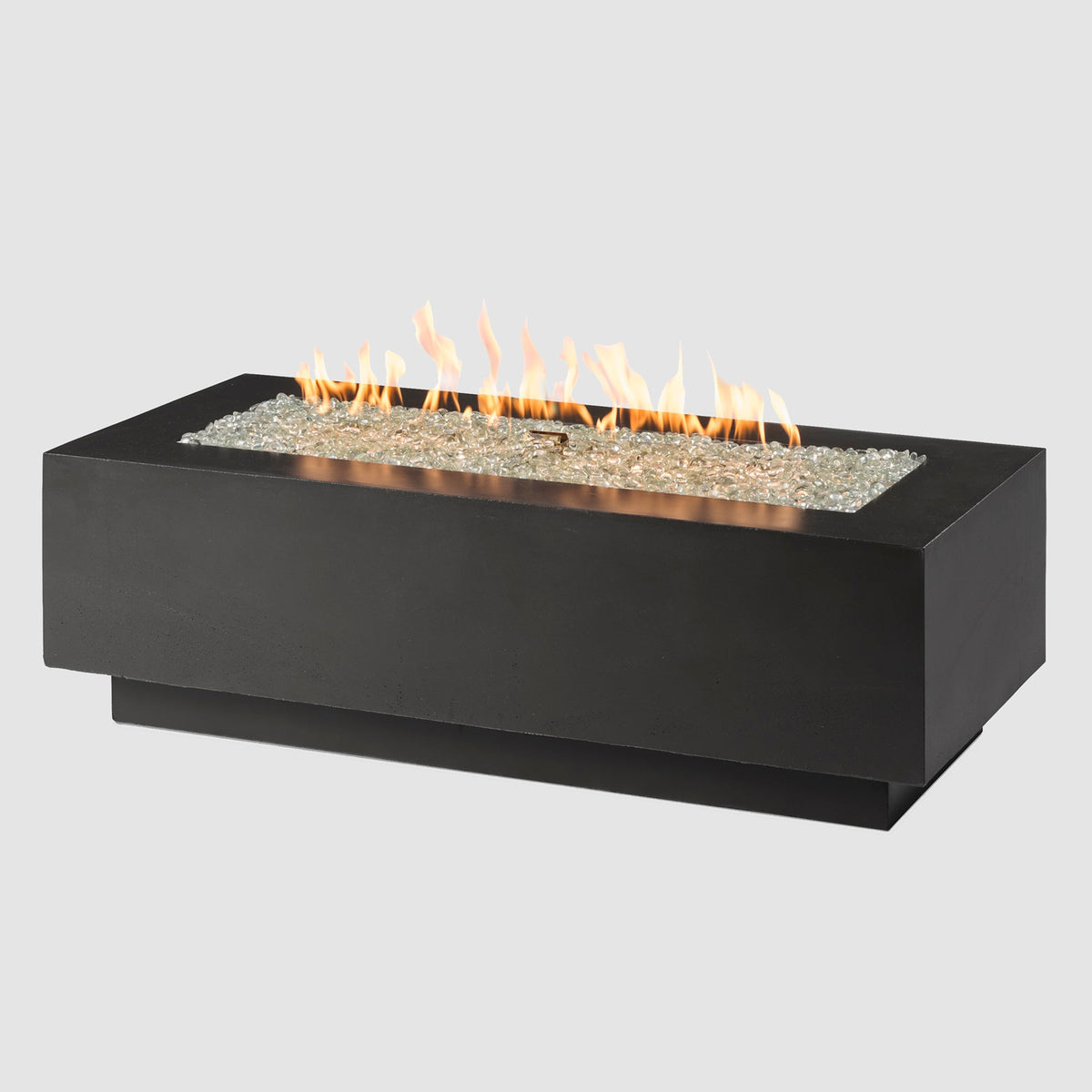 Outdoor GreatRoom Cove 54" & 72" Linear Concrete Gas Fire Pit