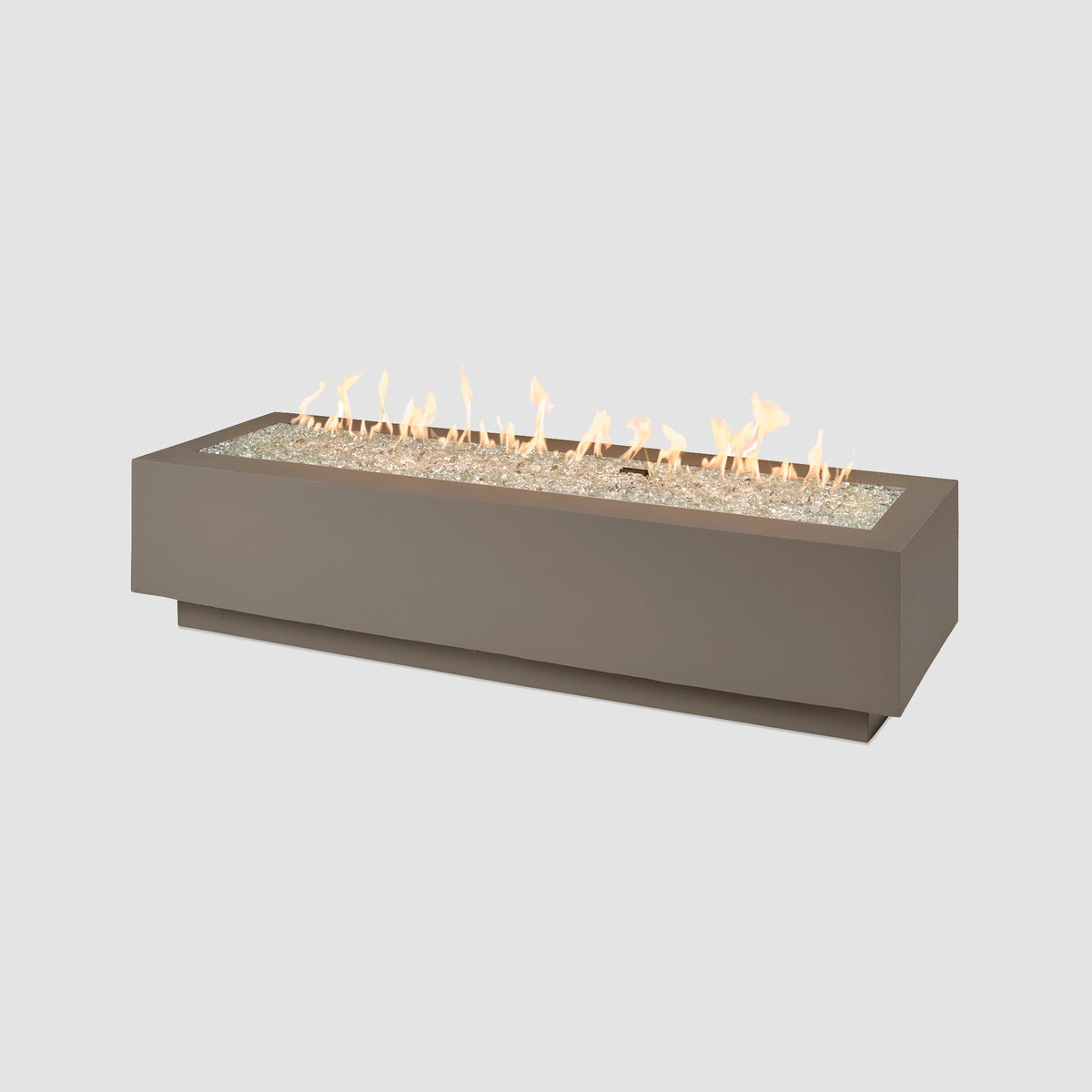 Outdoor GreatRoom Cove 54" & 72" Linear Concrete Gas Fire Pit