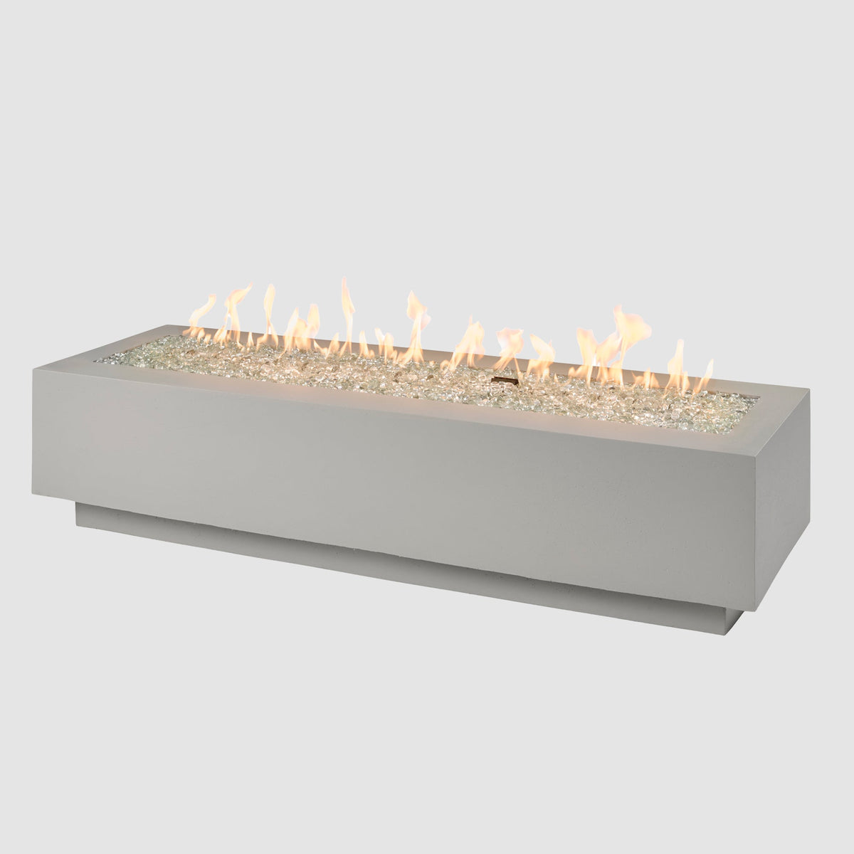 Outdoor GreatRoom Cove 54" & 72" Linear Concrete Gas Fire Pit