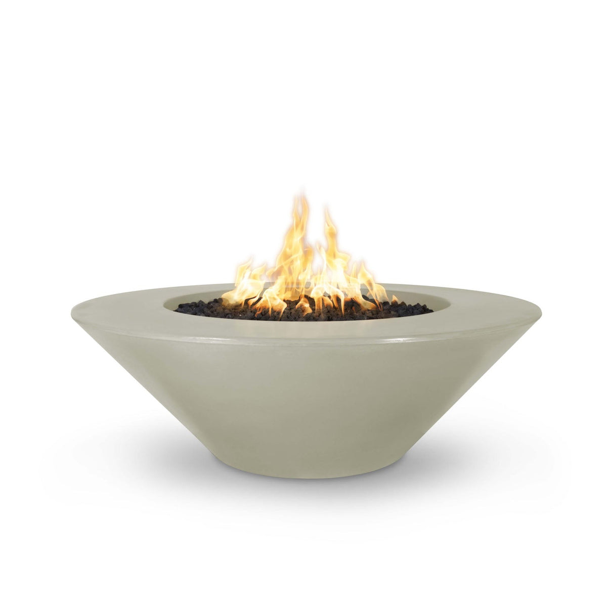 The Outdoor Plus Cazo 60" Wide Ledge GFRC Fire Pit