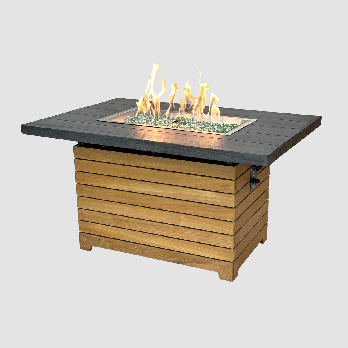 Outdoor GreatRoom Darien 42" Rectangular Gas Fire Pit Table