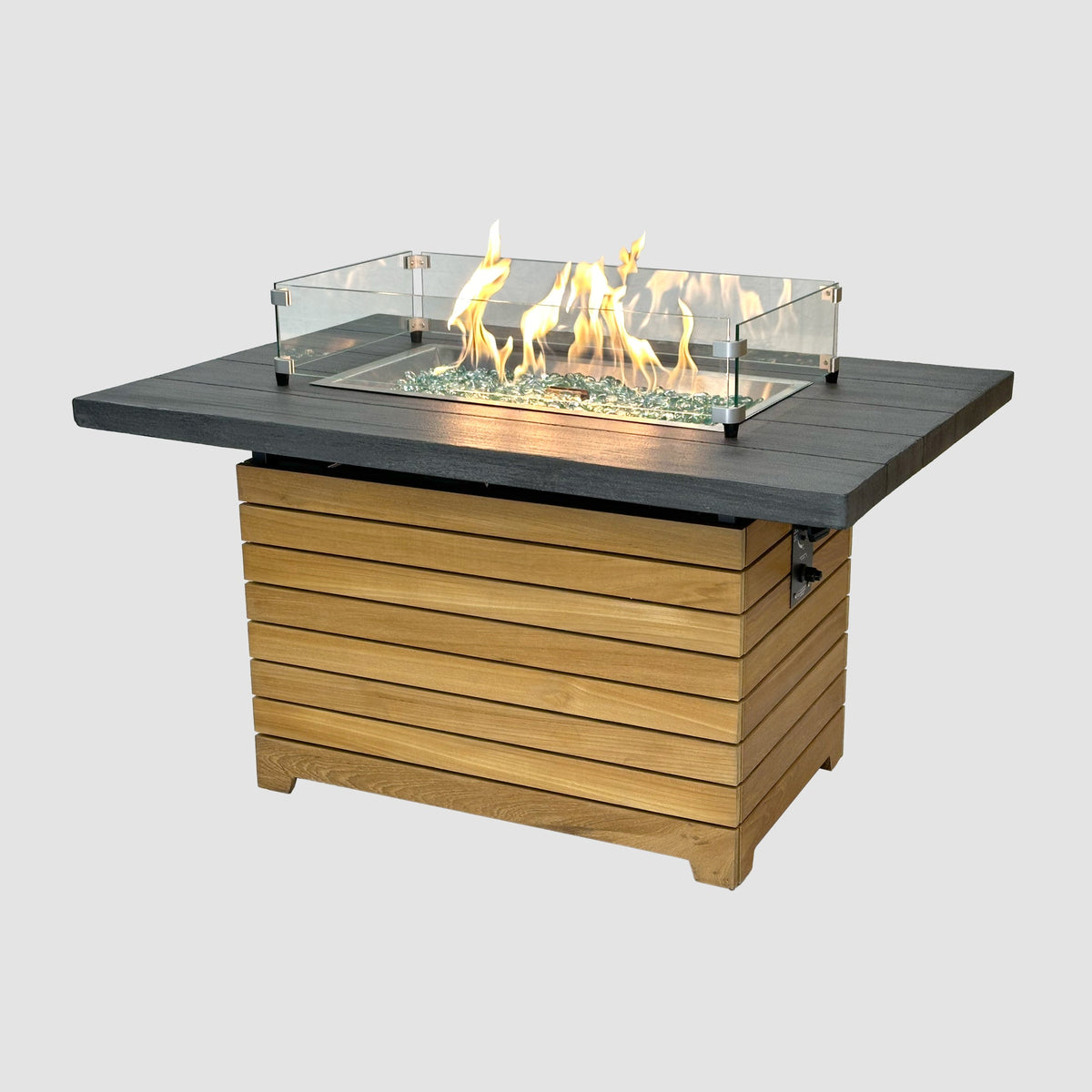 Outdoor GreatRoom Darien 42" Rectangular Gas Fire Pit Table