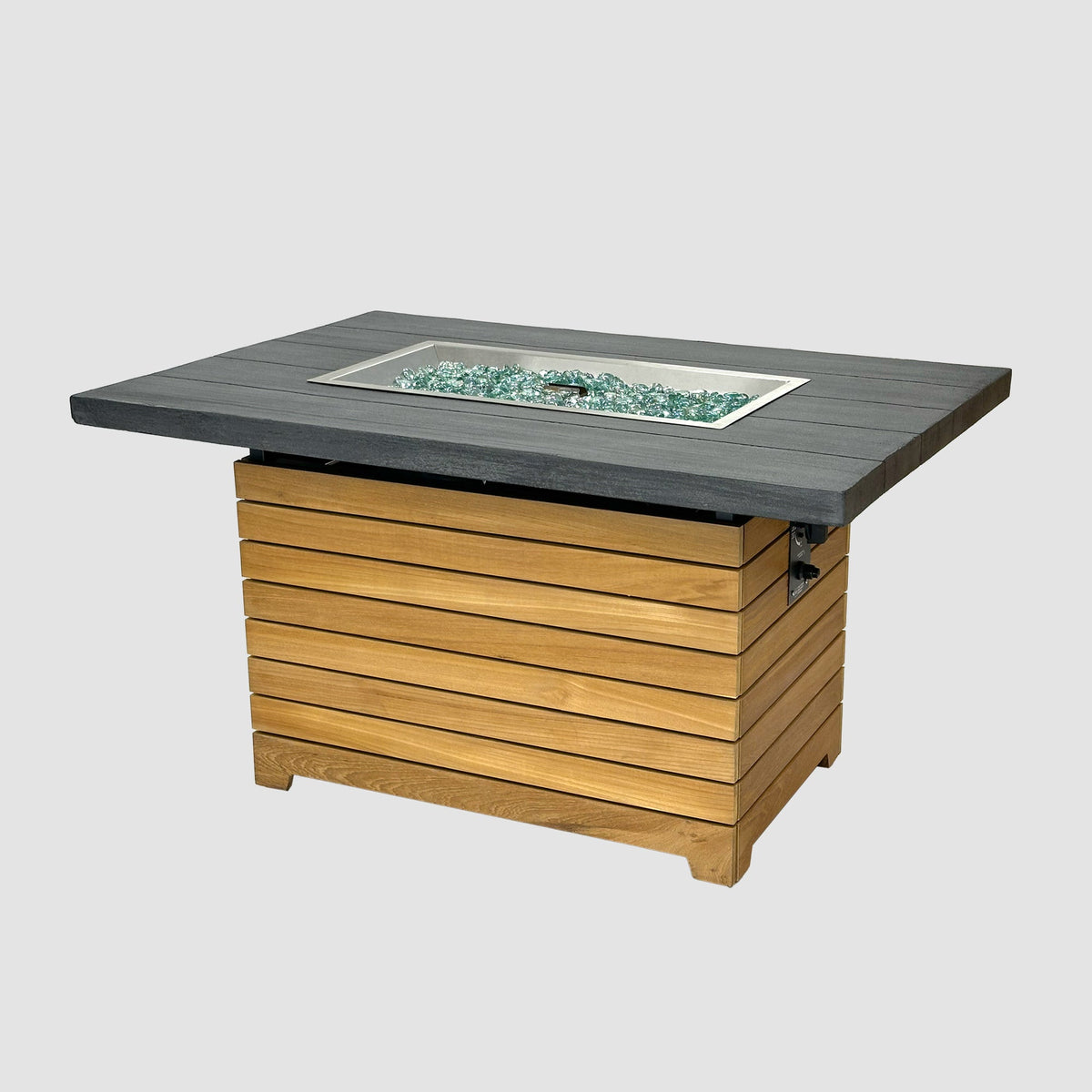 Outdoor GreatRoom Darien 42" Rectangular Gas Fire Pit Table