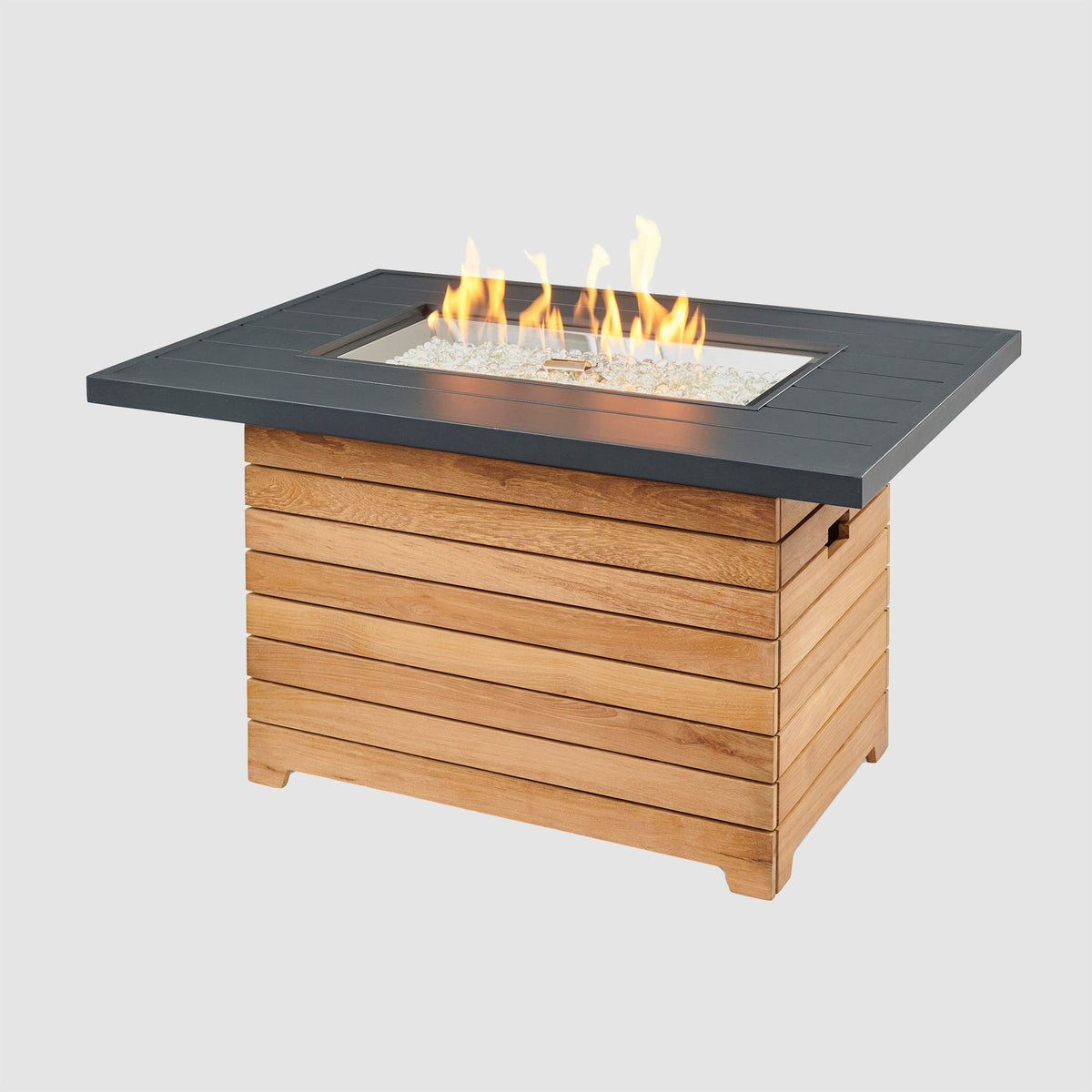 Outdoor GreatRoom Darien 42" Rectangular Gas Fire Pit Table