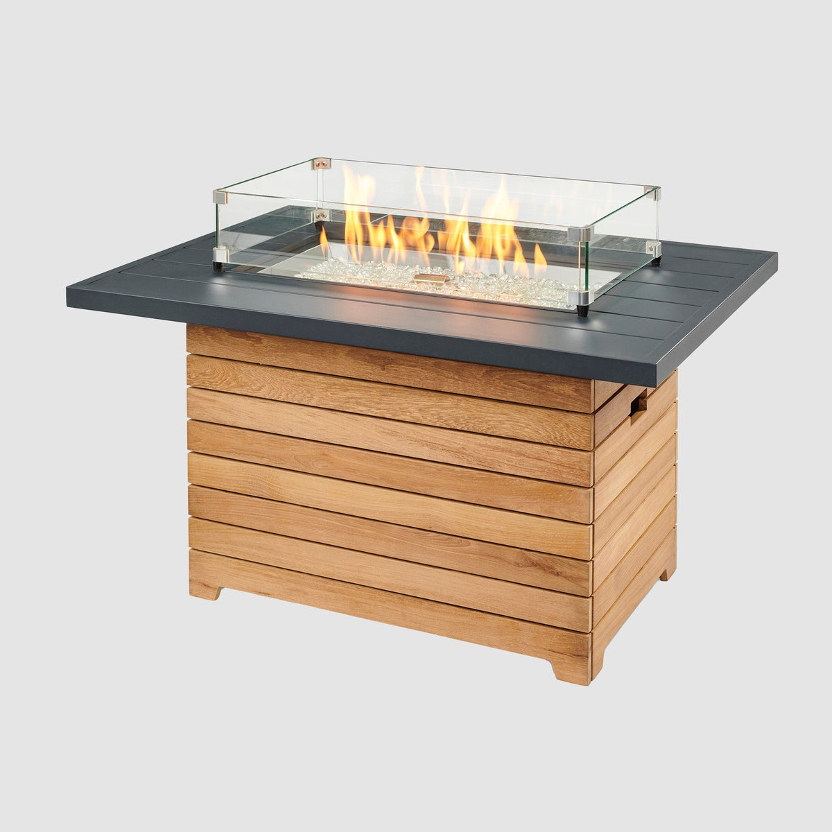 Outdoor GreatRoom Darien 42" Rectangular Gas Fire Pit Table