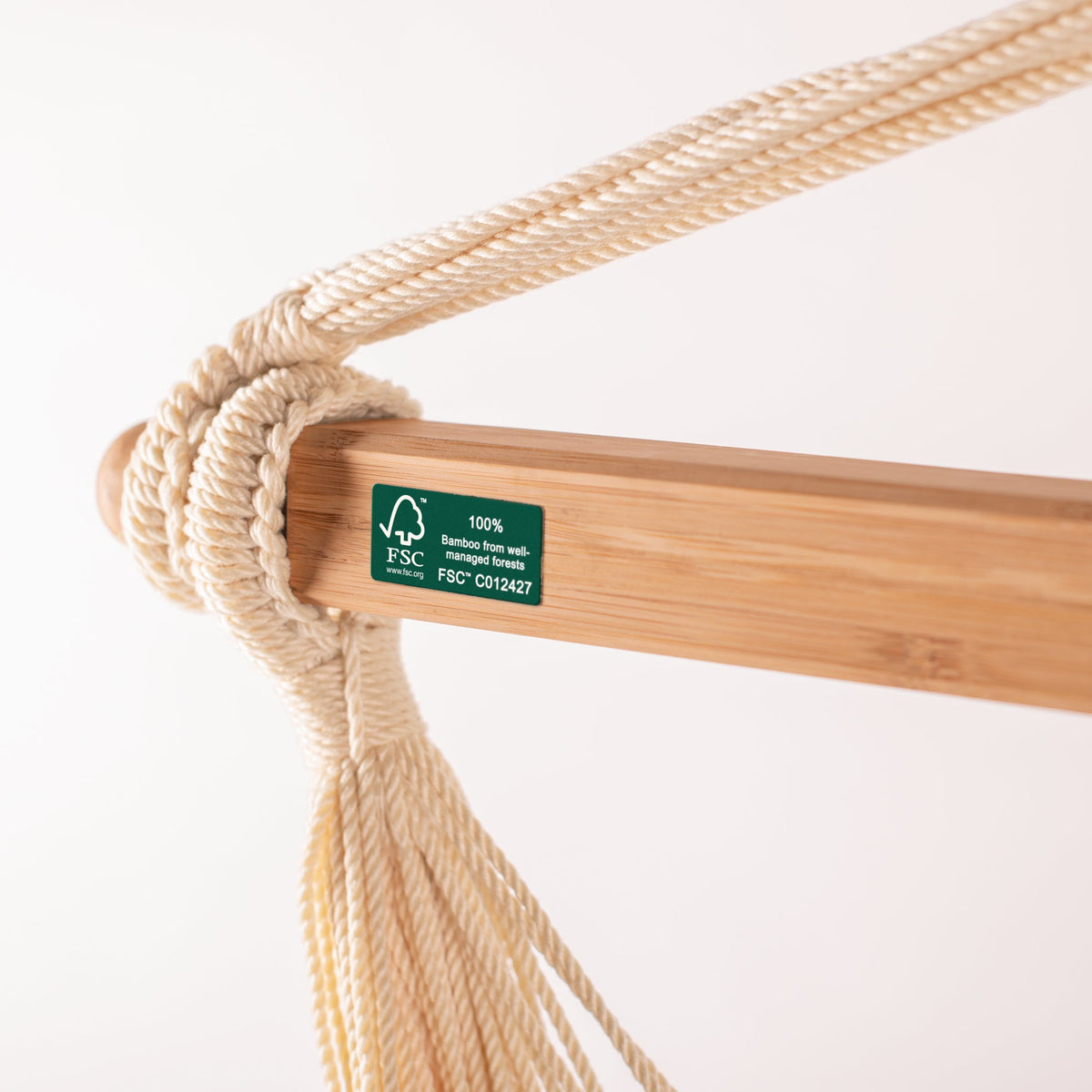 LA SIESTA Domingo Cedar Weather-Resistant Kingsize Hammock Chair