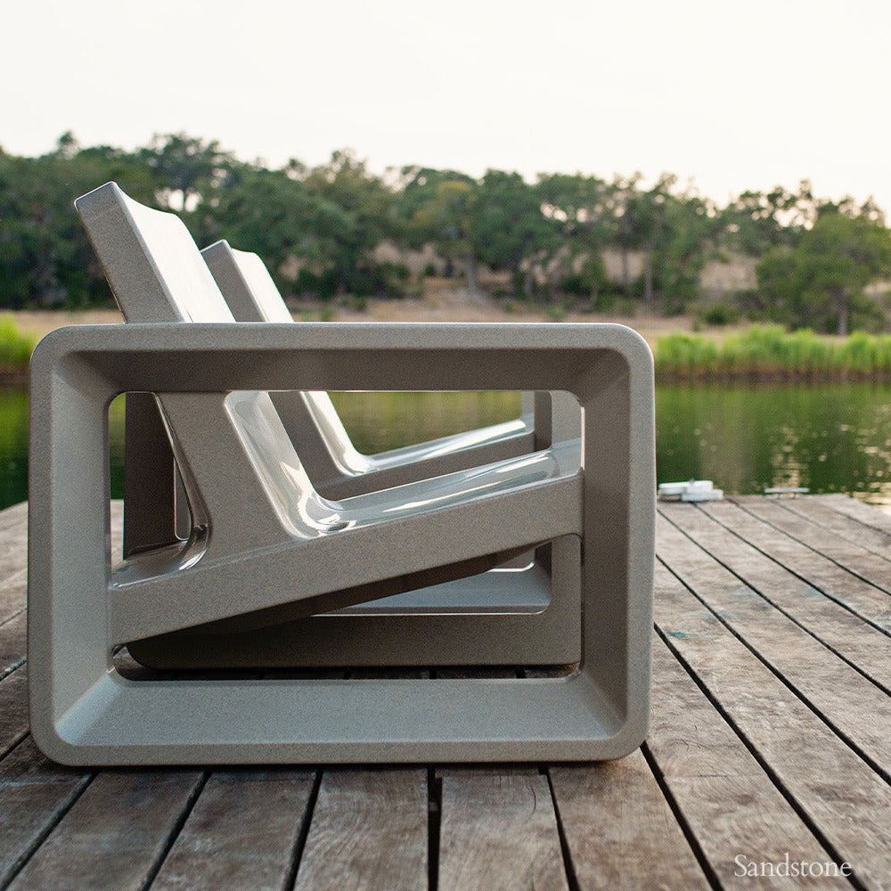 Tupelo Goods Deck Modern Outdoor Lounge Chair – In-Pool & Patio Chair