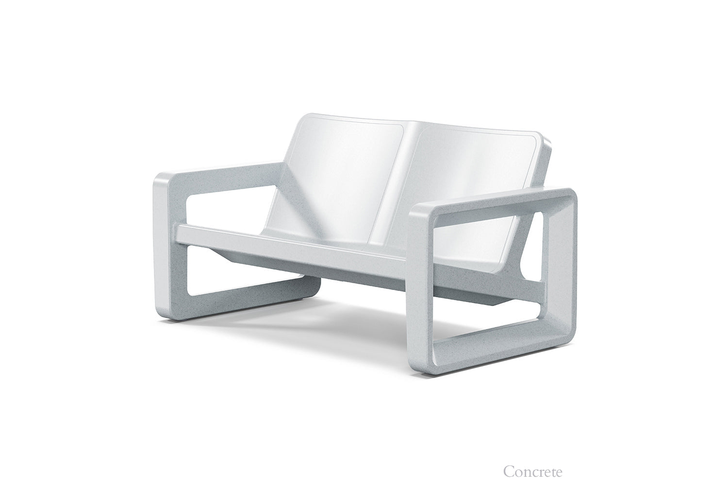 Tupelo Goods Deck Modern Outdoor Loveseat – In-Pool &amp; Patio Seating