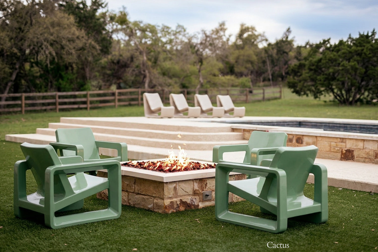 Tupelo Goods Deck Modern Outdoor Lounge Chair – In-Pool & Patio Chair