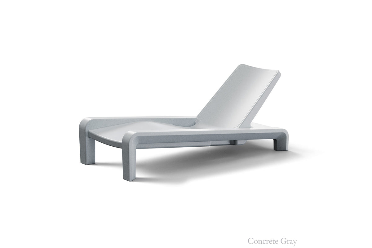 Tupelo Goods Deck Modern Chaise Lounge – In-Pool & Outdoor Lounger