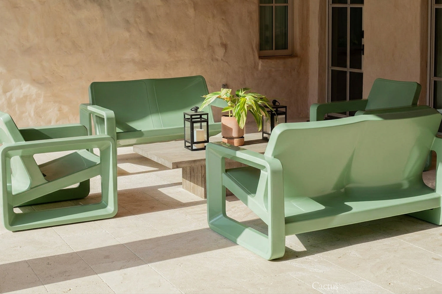 Tupelo Goods Deck Modern Outdoor Loveseat – In-Pool &amp; Patio Seating