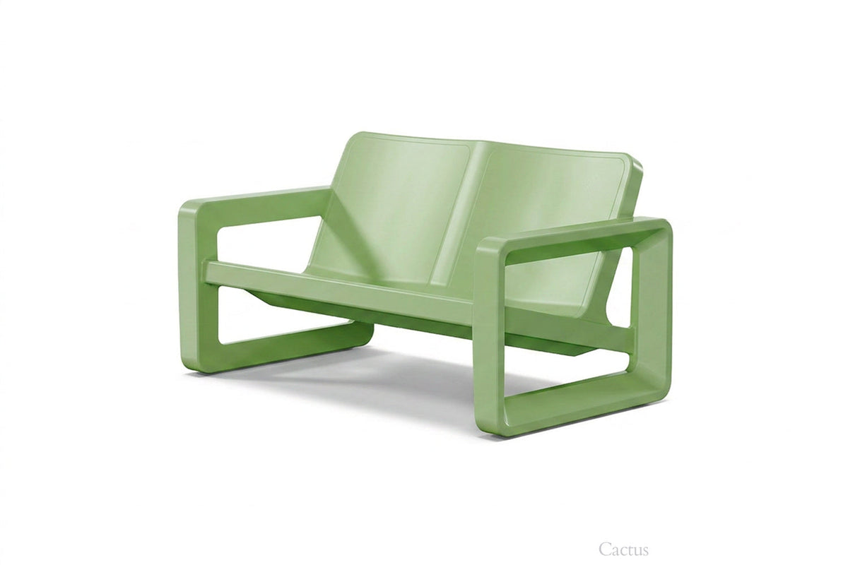 Tupelo Goods Deck Modern Outdoor Loveseat – In-Pool &amp; Patio Seating