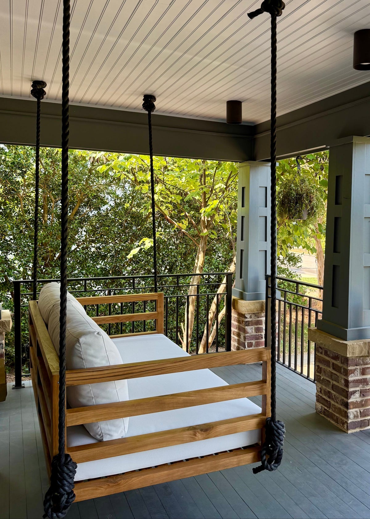ModHaven Del Mar Teak Swing Bed | Standard
