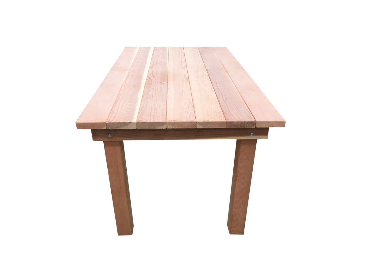 Best Redwood Farmhouse Redwood Dining Table
