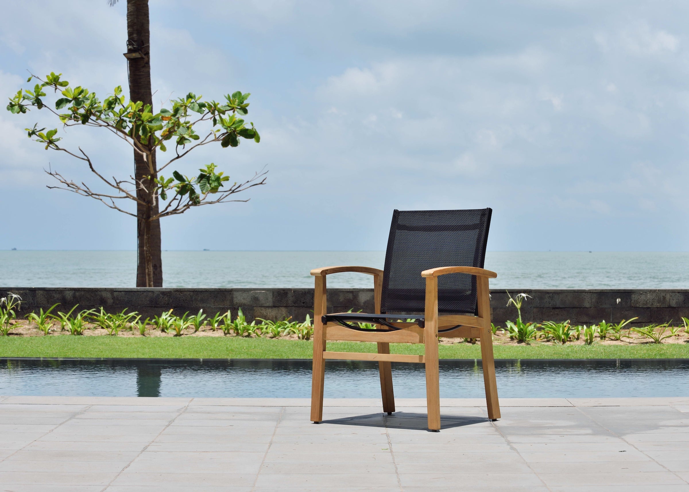LifestyleGarden Rinjani Teak Table & Fortuna Armchair Dining Set – 2 Size Options