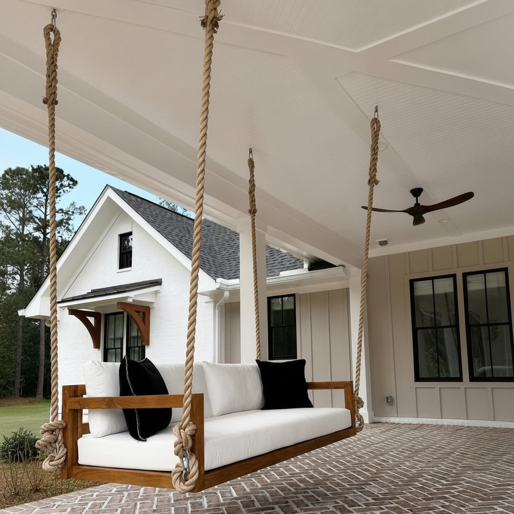 ModHaven Bimini Teak Swing Bed | Standard