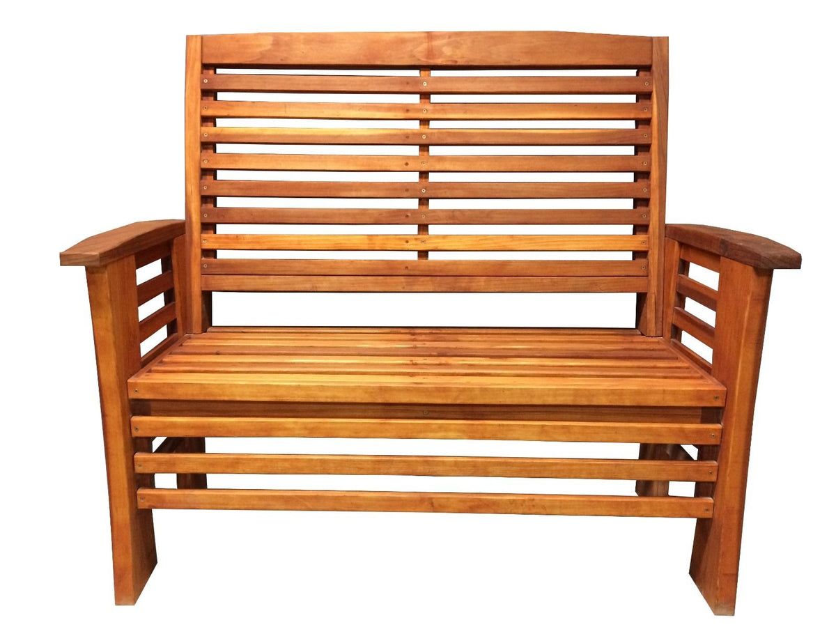 Best Redwood Solid Redwood Patio Bench