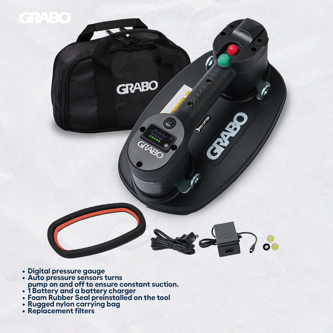 GRABO Pro Lifter 20 Cordless Vacuum Lifter | Up to 375 lb