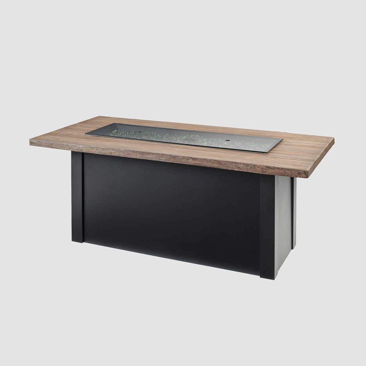 The Outdoor GreatRoom Company Havenwood 62-Inch Linear Gas Fire Pit Table