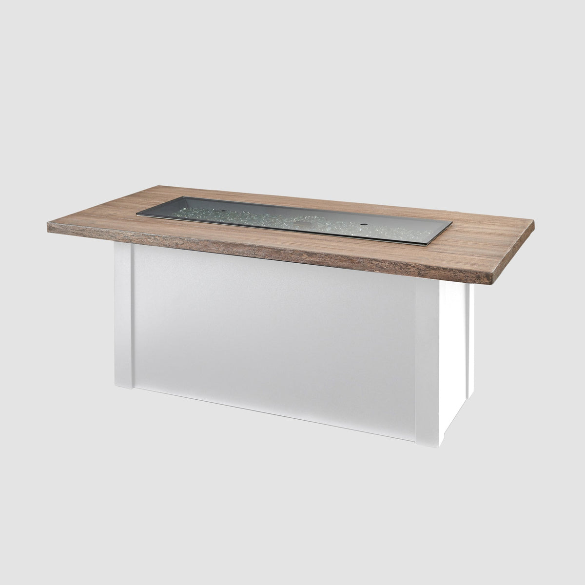 The Outdoor GreatRoom Company Havenwood 62-Inch Linear Gas Fire Pit Table