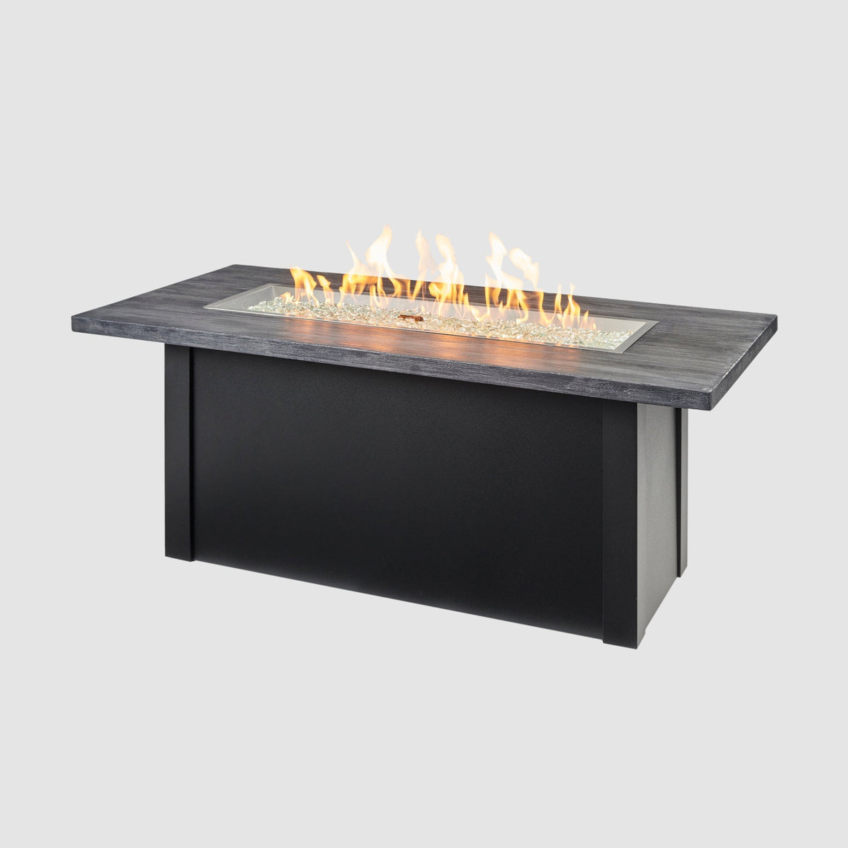 The Outdoor GreatRoom Company Havenwood 62-Inch Linear Gas Fire Pit Table