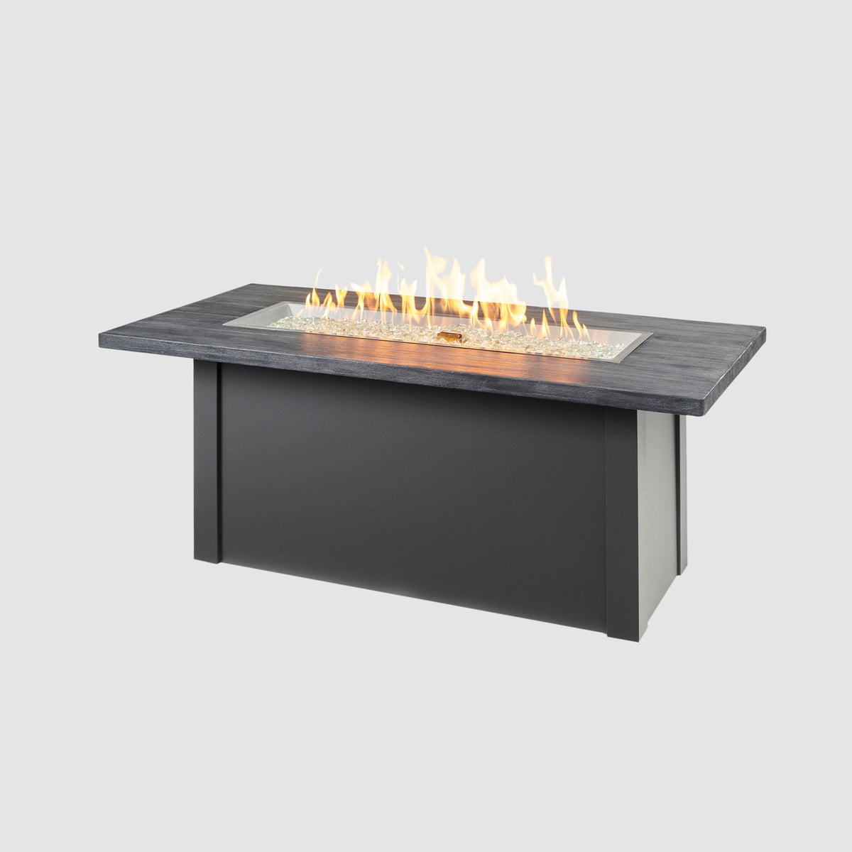 The Outdoor GreatRoom Company Havenwood 62-Inch Linear Gas Fire Pit Table