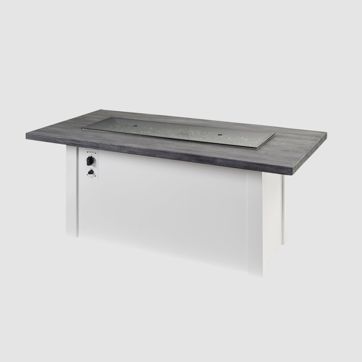 The Outdoor GreatRoom Company Havenwood 62-Inch Linear Gas Fire Pit Table