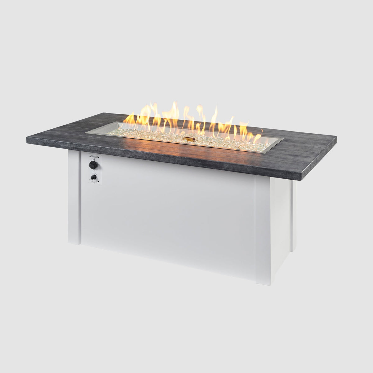 The Outdoor GreatRoom Company Havenwood 62-Inch Linear Gas Fire Pit Table