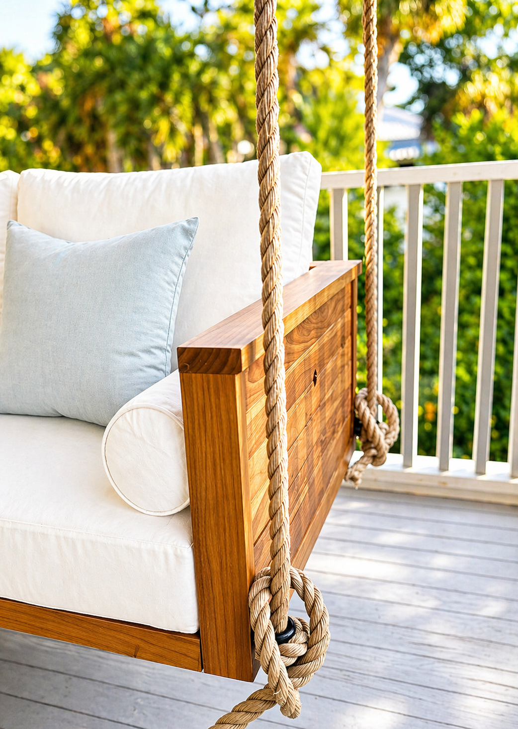 ModHaven Sedona Teak Swing Bed | Standard