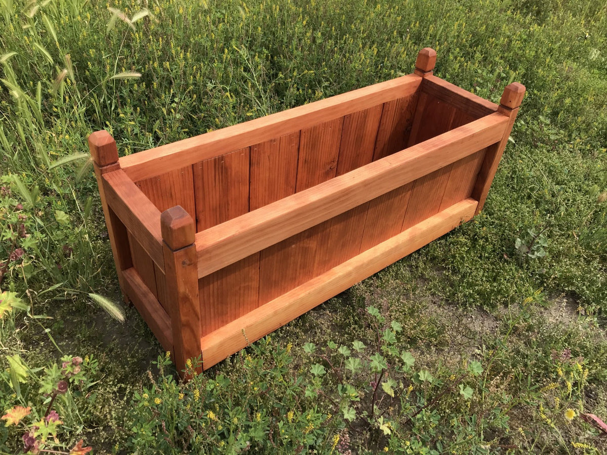 Best Redwood Solid Redwood Planter Box