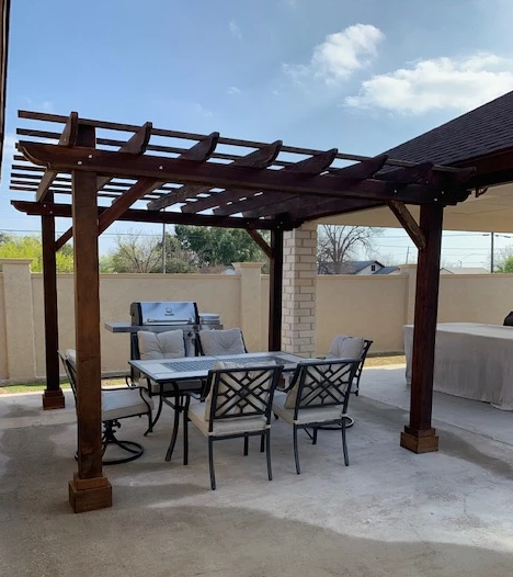 Best Redwood Super Deck Solid Wood Pergola