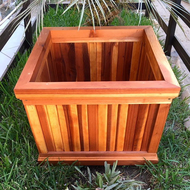 Best Redwood Santa Barbara Redwood Planter Box