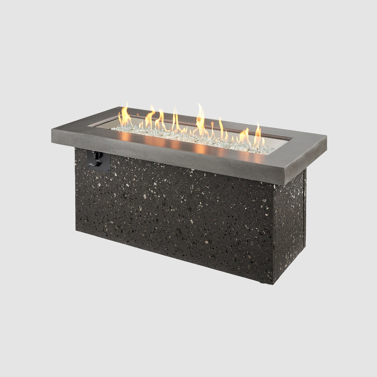 Outdoor GreatRoom Key Largo Linear Gas Fire Pit Table