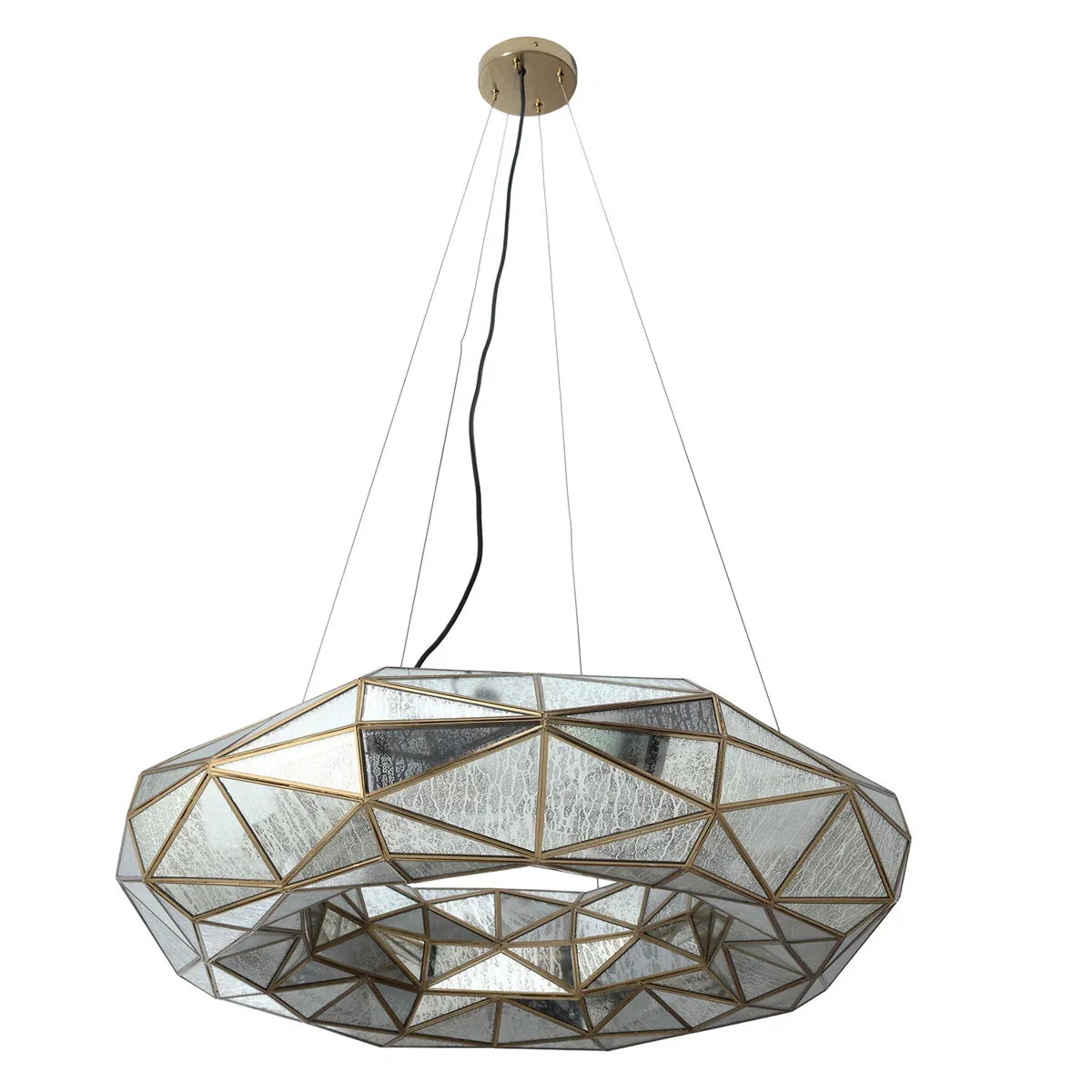 Metropolitan Geo-Gem 8-Light Indoor Chandelier – Artisan Brass