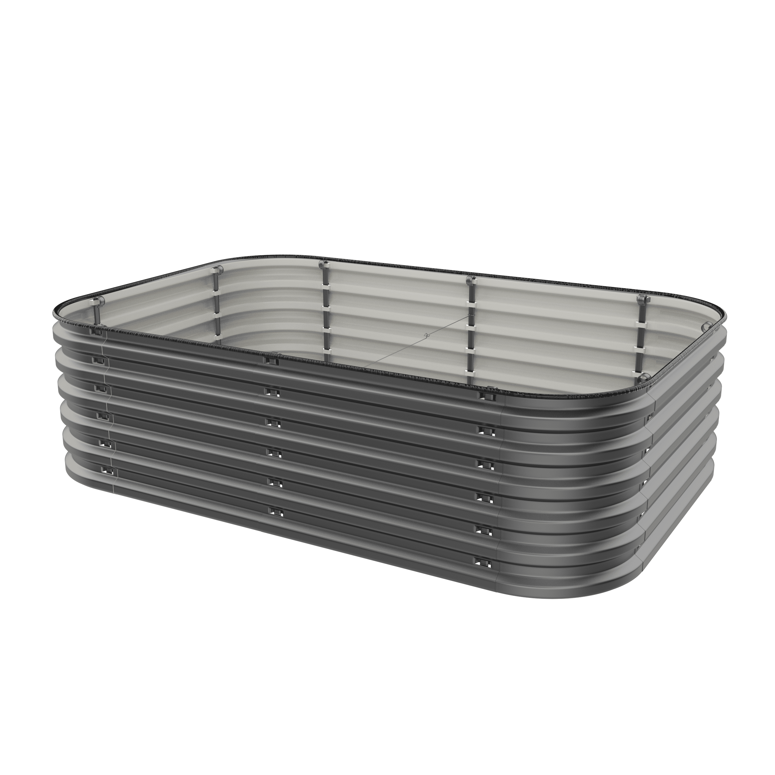Gro-Rite “No Tools Needed” Premium Metal Raised Garden Bed Kit