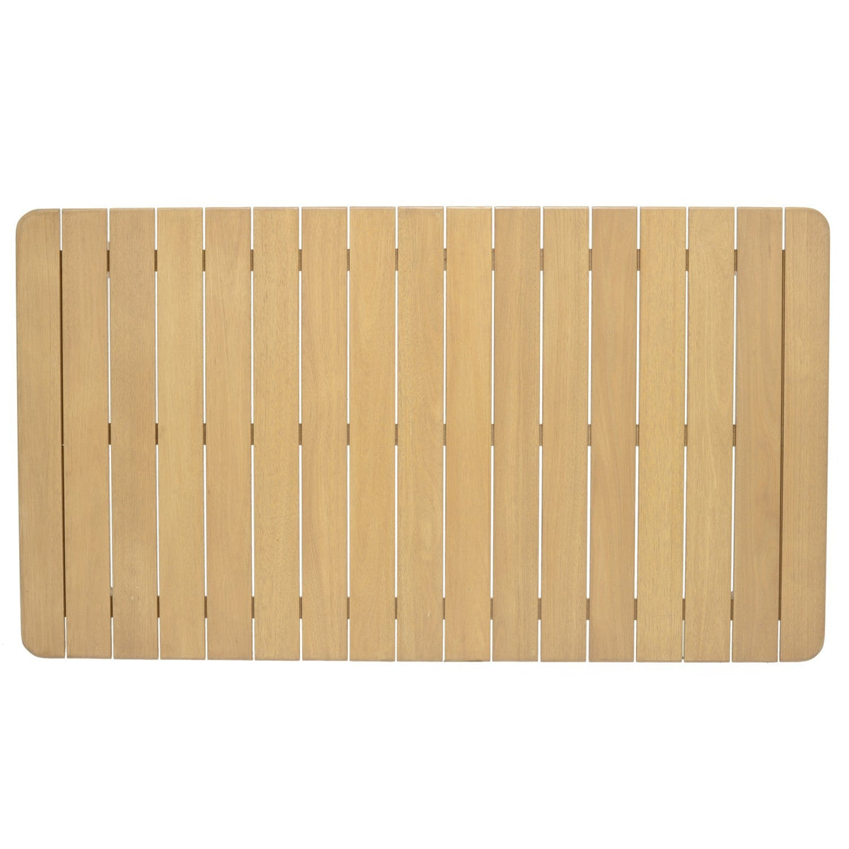 LifestyleGarden® Nassau Rectangular FSC® Eucalyptus Dining Table – 63"