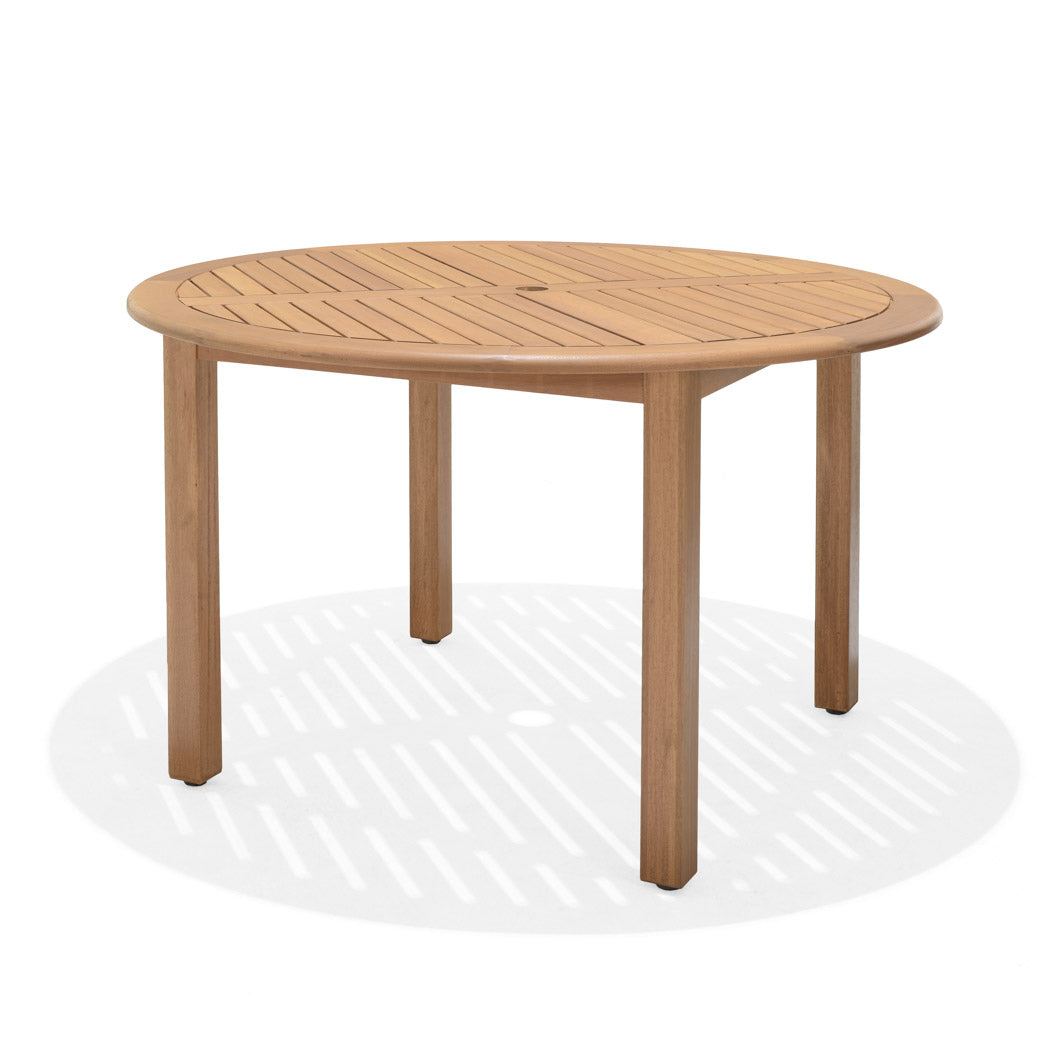 Amazonia Oldbury 47-Inch FSC Hardwood Round Outdoor Dining Table